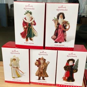 Hallmark Keepsake Father Christmas Ornament Collection